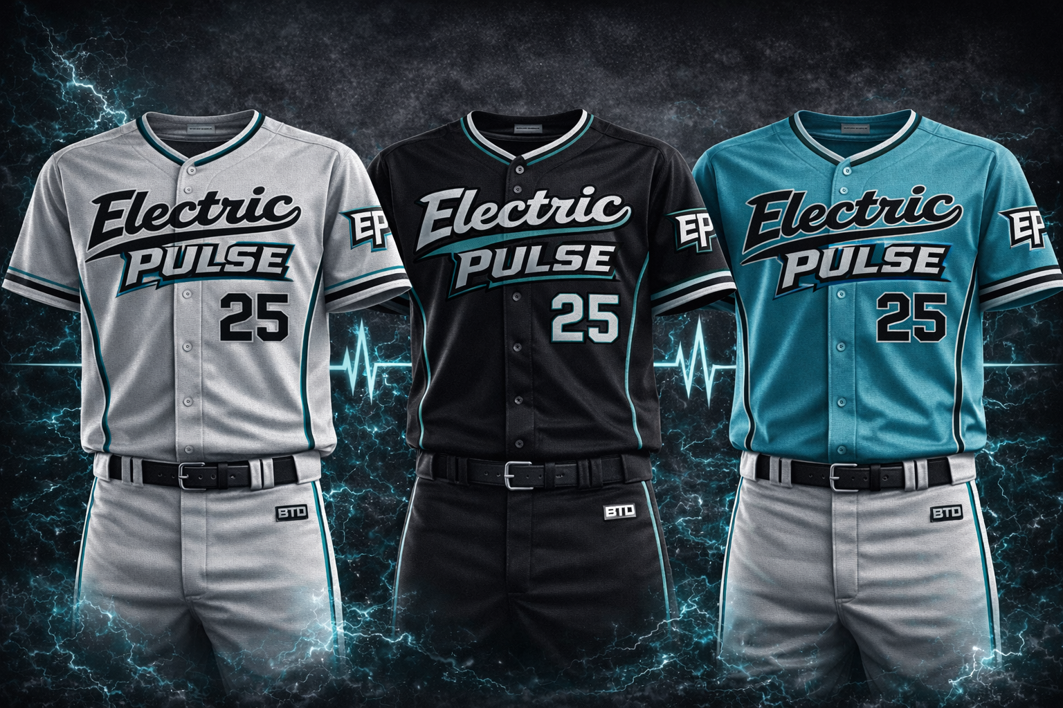 Electric Pulse jerseys